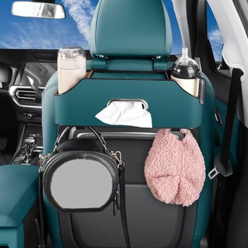 Effiziente Auto-Aufbewahrungsbox mit Telefonständer und reichlich Platz (schwarz) von DAZZLEEX