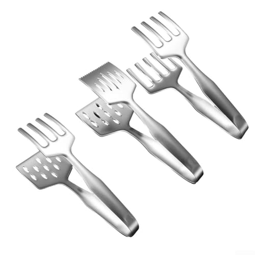 Effiziente Grillzange aus Edelstahl, tolle Ergänzung für Ihre Küchenutensilien für Steaks und anderes Fleisch mit Leichtigkeit (D) von DAZZLEEX
