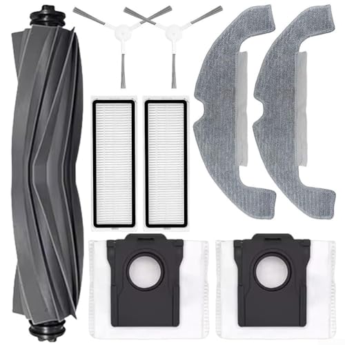 Effizientes Reinigungszubehör für D10 Plus Gen 2RLD32GD Roboter-Staubsauger-Hauptbürste, Seitenbürsten, Filter und Staubbeutel Effizientes Reinigungszubehör für D10 Plus Gen 2RLD32GD Roboter-Staubsauger-Hauptbürste, Seitenbürsten, Filter und Staubbeutel von DAZZLEEX
