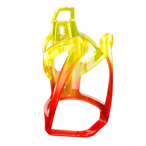 Fahrrad-Flaschenhalter für Rennräder und Mountainbikes, leichter und widerstandsfähiger Wasserflaschenhalter (orange) von DAZZLEEX