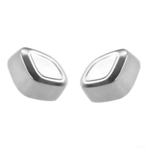 Für Benz E-Klasse W212 Türsitz-Einstellknopf-Schalterabdeckung, robustes ABS-Material und elegante Oberfläche (Silber) von DAZZLEEX