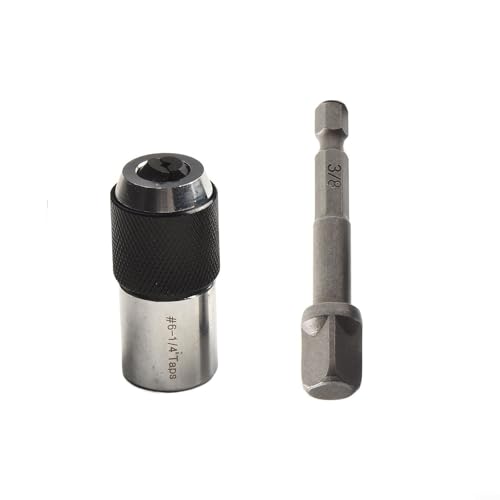 Gewindebohrer- und Steckschlüssel-Set, 23-teilig, mit 3/8-Zoll-Adapter für Ratsche und Bohrer, zur Reparatur und Extraktion von Gewindelöchern (A) von DAZZLEEX