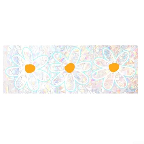 Glas-Fensteraufkleber mit floralem Gänseblümchen-Design, der dauerhaften dekorativen Attraktivität für Fenster in Wohn- und Gewerbeumgebungen bietet Glas-Fensteraufkleber mit floralem Gänseblümchen-Design, der dauerhaften dekorativen Attraktivität für Fenster in Wohn- und Gewerbeumgebungen bietet von DAZZLEEX