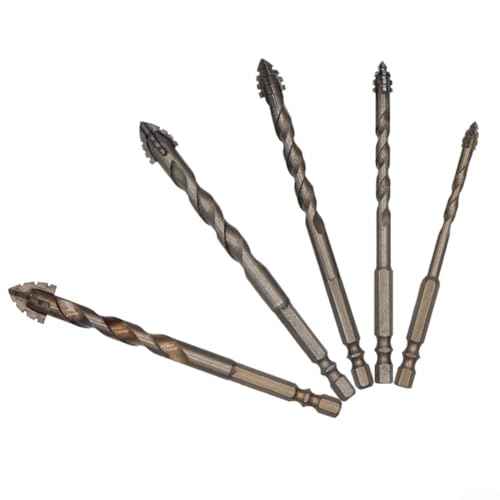 Hochgeschwindigkeits-Exzenterbohrer für Glasfliesen, 6 mm bis 14 mm, Größen zur Verwendung (4 mm) von DAZZLEEX