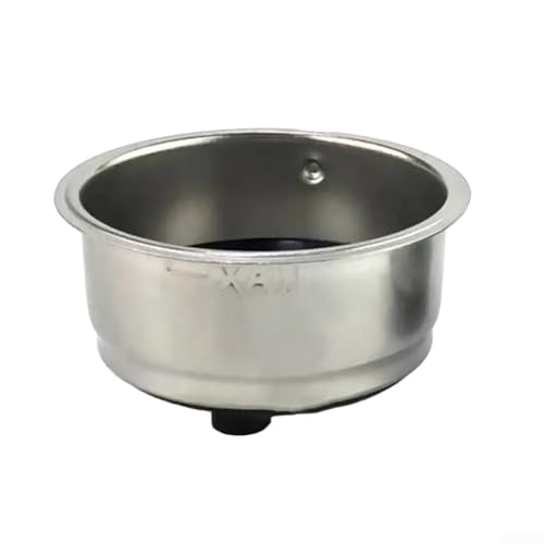 Kaffeefilterkorb-Set aus Edelstahl, 51 mm, perfekt für mehrere Kaffeemaschinen für Marken (Doppel) von DAZZLEEX