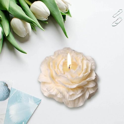 Kerzenherstellung mit 3D-Pfingstrosen-Rosen-Silikon, ideales Werkzeug für einzigartige DIY-Seifenbastelerfahrungen (G1738-3大 Kerzenherstellung mit 3D-Pfingstrosen-Rosen-Silikon, ideales Werkzeug für einzigartige DIY-Seifenbastelerfahrungen (G1738-3大 von DAZZLEEX