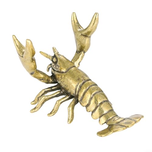 Kunstvolles Messing-Crayfish Tischstück, tolle Ergänzung für Ihren Schreibtisch oder Ihre Vitrine von DAZZLEEX