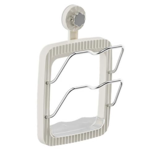Maximieren Sie den Platz auf der Theke mit einem an der Wand montierten Topfdeckelhalter mit zwei Installationsmethoden (Saugnäpfe) von DAZZLEEX