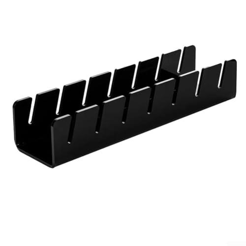 Modernes Acryl-Kappenregal, platzsparendes Display für Hüte, perfekte Ergänzung für Ihr Bekleidungsgeschäft oder Ihre Sammlung (schwarz) von DAZZLEEX