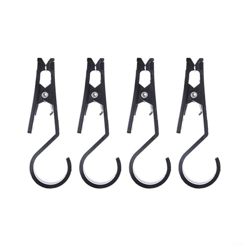 Multifunktionales 4-teiliges Clip-Set für Camper, zuverlässige Haken zur Sicherung von Laternen in verschiedenen für den Außenbereich Multifunktionales 4-teiliges Clip-Set für Camper, zuverlässige Haken zur Sicherung von Laternen in verschiedenen für den Außenbereich von DAZZLEEX