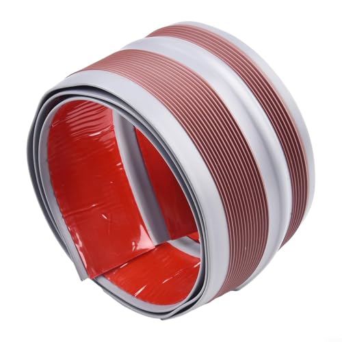 PVC Trittleiter 100cm mit rutschfester Gummilippe für sicheren Treppenschutz Verhindert Abrutschen und Beschädigungen an der Treppenkante auf Innentreppen (Braun) von DAZZLEEX