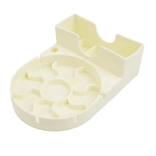 Platzsparendes Abtropfgestell für Tassen, aus Silikon, ideal für den täglichen Gebrauch (cremefarben) von DAZZLEEX