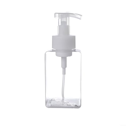 Praktischer Seifenspender aus Kunststoff für Badezimmer, Küche, Pumpflasche (450 ml) von DAZZLEEX