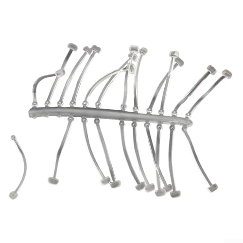 Quick Stop Up Boilie-Pellet-Stopper, weicher Thermo-Kunststoff-Gummi, 10 Stück, 29 x 4 mm Größe (5 Stück) von DAZZLEEX