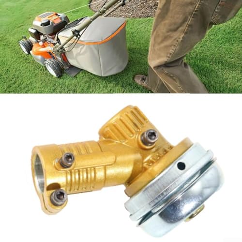 Rasentrimmerkopf mit Wärmeableitung und Anti-Design, aus Edelstahl, passend für 26-mm- und 28-mm-Schäfte mit 7 oder 9 Zähnen für reibungslosen Betrieb (26–7) von DAZZLEEX