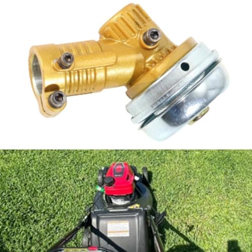 Rasentrimmerkopf mit Wärmeableitung und Anti-Design, aus Edelstahl, passend für 26-mm- und 28-mm-Schäfte mit 7 oder 9 Zähnen für reibungslosen Betrieb (28-9) von DAZZLEEX