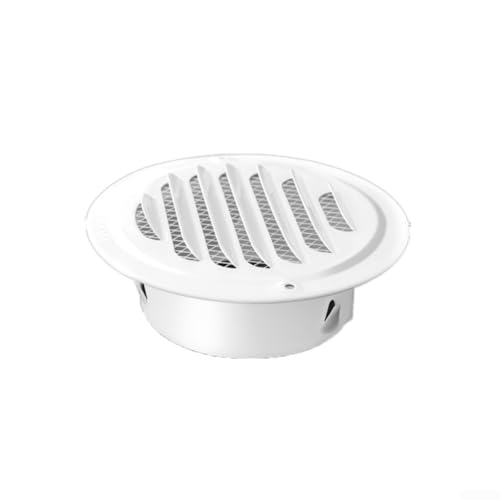 Rundes Lüftungsgitter aus Edelstahl für Wand- und Deckenmontage, entworfen für den Außenbereich, mit feinem Netz, um Staub fernzuhalten und den Luftstrom in Lüftungssystemen zu verbessern (150) von DAZZLEEX