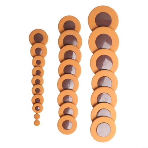 Saxophon-Reparatur-Zubehör, 25 Stück, Lammfell-Pads in verschiedenen Größen von DAZZLEEX