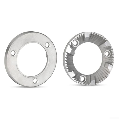 Set mit 40 mm großen oberen und unteren Metallscheiben für optimale Mahlergebnisse von DAZZLEEX