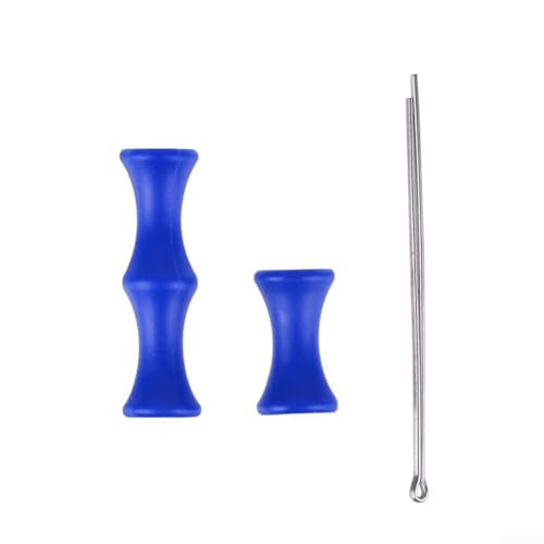 Silikon-Fingerschutz für Bogensehnen schützt effizient die Finger und unterstützt gleichzeitig die Pfeilfreigabe (blau) von DAZZLEEX