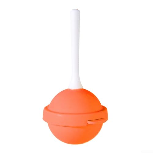 Silikon-Mini-Formen für Eis am Stiel, Lutscher-Form für Joghurt und Obst-Leckereien zu Hause, einfach zu verwenden und aufzubewahren, sicheres Material (orange) von DAZZLEEX