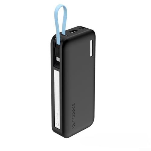 Silikon-Schutzhülle für CUKTECH CP25 20.000 mAh Power Bank ermöglicht das Aufladen ohne Entfernen und Schutz der Hülle (schwarz) von DAZZLEEX