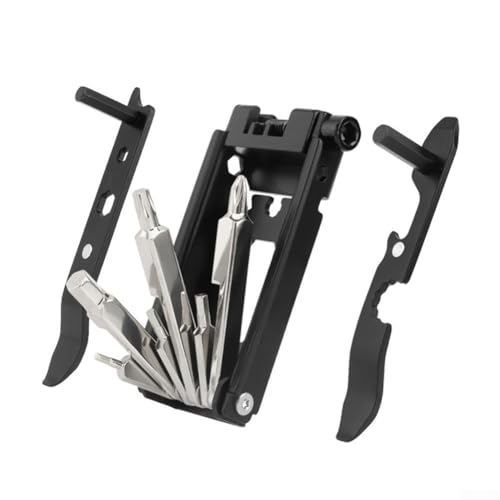 Tragbares Fahrrad Multitool mit 23 Funktionen Kompaktes Design für schnelle Reparaturen überall (ohne Box) von DAZZLEEX