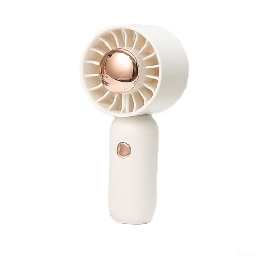 USB Silent Fan Portable Mini Fan for Desk or Handheld Use with 3 Speed Settings and Cute Design (Khaki) von DAZZLEEX