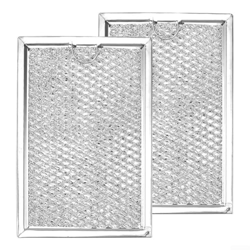 Verbessern Sie die Luft Ihrer Küche mit WB06X10359 Aluminium-Mikrowellenfiltern, 2er-Set Verbessern Sie die Luft Ihrer Küche mit WB06X10359 Aluminium-Mikrowellenfiltern, 2er-Set von DAZZLEEX