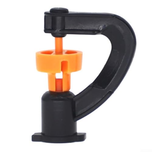 Vereinfachen Sie Ihre Bewässerungsroutine mit diesem 100-teiligen automatischen Sprüh-Set mit effizientem Design für Gärten und Gewächshäuser (Orange) von DAZZLEEX