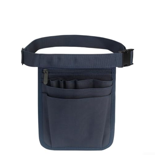 Verstellbare Hüfttasche mit 8 Taschen für und Arbeitsgeräte Aufbewahrung für robuste Hilfsgürtel für Krankenschwestern, Zahnärzte und Serviceprofis (blau) von DAZZLEEX