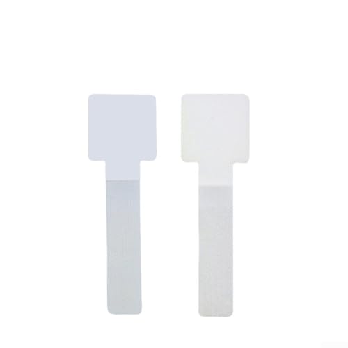 Verstellbarer Nylon-Kabel-Organizer mit wiederverwendbaren Clips für unter dem Schreibtisch, um Kabel effizient zu verwalten und zu organisieren in Heim- oder Büroumgebungen (weiß) von DAZZLEEX