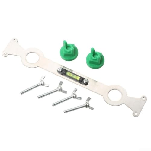 Wasser-Rohr-Nivellierer aus Metall mit Wasserwaage für präzise Platzierung von Duschköpfen und Badezimmer-Armaturen von DAZZLEEX