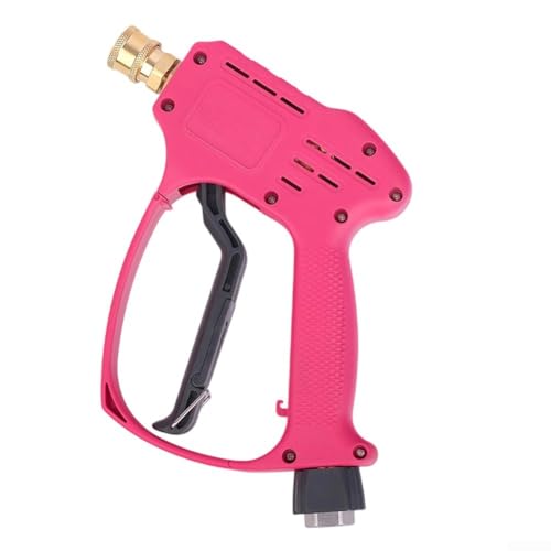 Wasseradapter für Autowaschanlage M22 14mm & 3/8 Spüler aus robusten Materialien (Rot M22-14) von DAZZLEEX