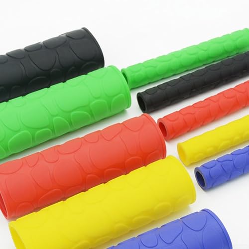 Weiche Silikon-Motorrad-Lenkerabdeckung zum Schutz der Bremsgriffe und bietet rutschfesten Halt während der Fahrt (rot) von DAZZLEEX