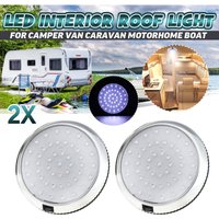 12-V-LED-Innenbeleuchtung für Wohnmobile – Ein-/Ausschalter für Campervans, Wohnwagen, Wohnmobile und Boote, Kaltweiß, Chrom-Finish 12-V-LED-Innenbeleuchtung für Wohnmobile – Ein-/Ausschalter für Campervans, Wohnwagen, Wohnmobile und Boote, Kaltweiß, Chrom-Finish von DAZZLER