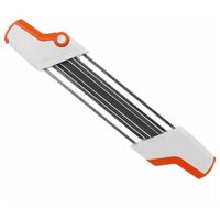 Orange-weiße 4.0 Mini-Feile mit tragbarem elektrischem Schleifkopf, Mini-Handkettenfeile, geeignet für den Werkzeugraum von DAZZLER