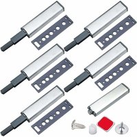 Push to Open Magnettür Schrank Jiayi 6 Stück Metall Magnetriegel Push Open Push Schrank Magnetverschluss für Schrank Push to Open System von DAZZLER