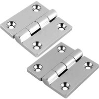 Stück 50x50mm Scharnier 316 Edelstahl quadratisches Edelstahlguss-Scharnier Tür- und Spiegelscharnier, Für Wohnmöbel, Türen und Fenster usw. Stück 50x50mm Scharnier 316 Edelstahl quadratisches Edelstahlguss-Scharnier Tür- und Spiegelscharnier, Für Wohnmöbel, Türen und Fenster usw. von DAZZLER