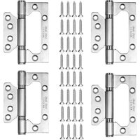 Stück Drahtzeichnung 4x3x3,0 inklusive Schraube, ein Stück 304 Kind- und Mutterscharnier aus verdicktem Edelstahl, Holztürlagerscharnier, für Stück Drahtzeichnung 4x3x3,0 inklusive Schraube, ein Stück 304 Kind- und Mutterscharnier aus verdicktem Edelstahl, Holztürlagerscharnier, für von DAZZLER
