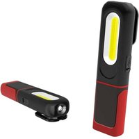 Verstellbare, tragbare COB-Taschenlampe mit Magnetfuß und Haken für Kfz-Werkstätten und Camping von DAZZLER