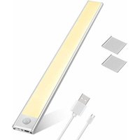 Wiederaufladbare LED-Küchenschrankleuchte über USB, 2500 mAh, dimmbar, 40 cm [Energieklasse A+++] von DAZZLER