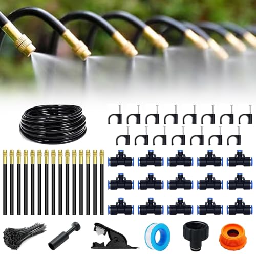 Garten BewässerungsSystem,Garten Bewässerung Kit 15M,Nebelbewässerungskit,DIY Gartenbewässerung,360 ° Automatische Bewässerung Schlauch,für Topfpflanzen Balkon Flower Bed Terrasse Garten BewässerungsSystem,Garten Bewässerung Kit 15M,Nebelbewässerungskit,DIY Gartenbewässerung,360 ° Automatische Bewässerung Schlauch,für Topfpflanzen Balkon Flower Bed Terrasse von DAZZTIME