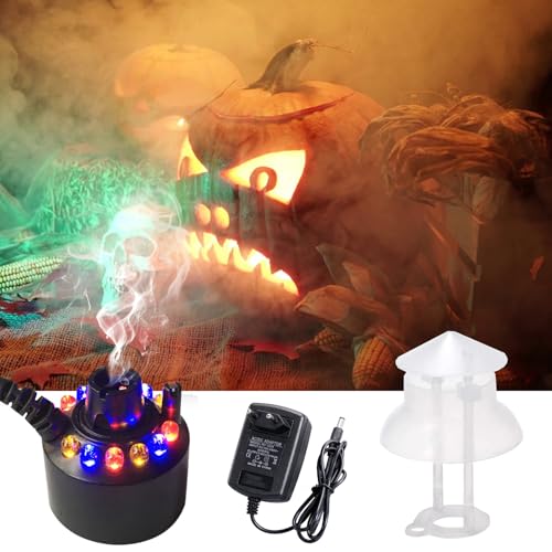 Nebelhersteller,Ultraschall-Nebelmacher,Ultraschall Nebler,Ultraschall Vernebler,Zerstäuber für Halloween Pumpkin,mit Abnehmbarem Spritzschutz,für Wasserbrunnen Hexenkessel Halloween Nebelhersteller,Ultraschall-Nebelmacher,Ultraschall Nebler,Ultraschall Vernebler,Zerstäuber für Halloween Pumpkin,mit Abnehmbarem Spritzschutz,für Wasserbrunnen Hexenkessel Halloween von DAZZTIME