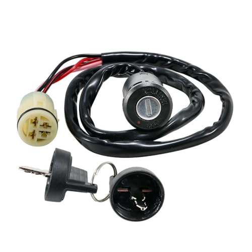 Kompatibel mit TRX450SA TRX450ESA TRX450ES TRX450S 1998 1999 2000 2001 Universal INGITION SWITCH LOCK KLEY SET funktioniert mit OEM 35100 HN0 A02 Aftermarket Ersatz von DAbrzTKpg