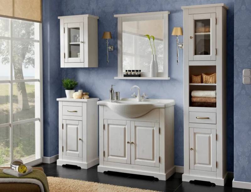 DB-Möbel Badezimmer-Set Badmöbel SET ROMANTIC 65/85cm. von DB-Möbel
