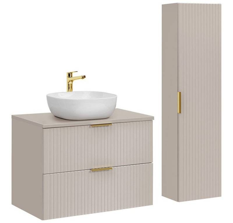 DB-Möbel Badmöbel-Set Badezimmer-set "NEWADA-CASHMERE" 80cm von DB-Möbel