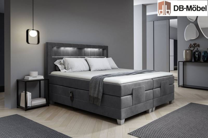 DB-Möbel Boxspringbett Boxspringbett "ELON" Elektrisch Bett - Möbel-vom Hersteller von DB-Möbel