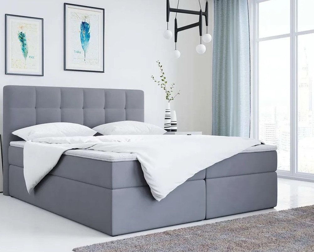 DB-Möbel Boxspringbett Doppelbett Polsterbett Kunstlederbett mit Bettkasten VillaHaus"" von DB-Möbel