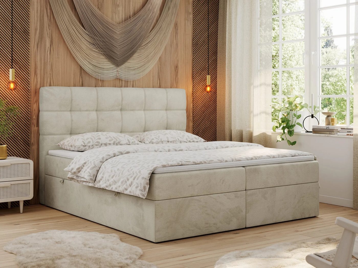 DB-Möbel Boxspringbett Juliet Bett mit Multipocket - Matratze H3 H4 und Topper mit Bettkasten DB-Möbel Boxspringbett Juliet Bett mit Multipocket - Matratze H3 H4 und Topper mit Bettkasten von DB-Möbel